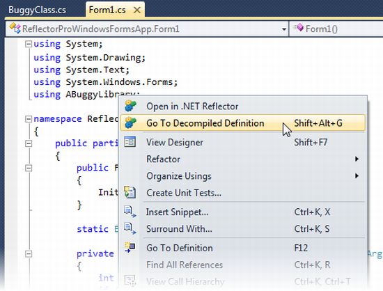 .NET Reflector VSPRO