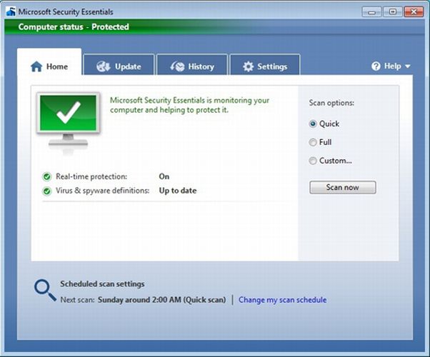 Microsoft Security Essentials