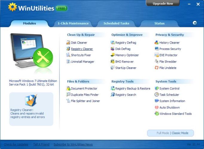 WinUtilities Free