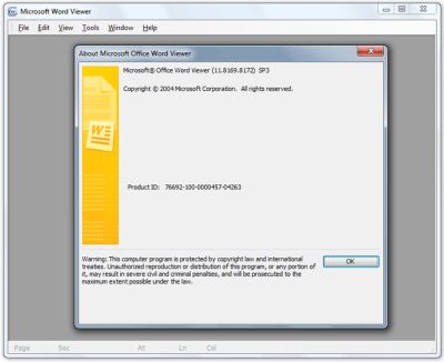 Microsoft Office Word Viewer