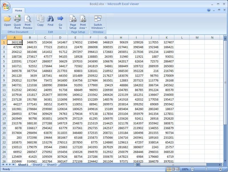 Microsoft Excel Viewer