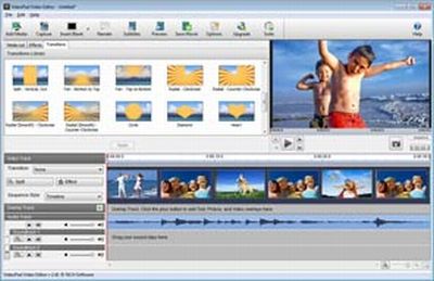 Videopad 動画編集ソフト