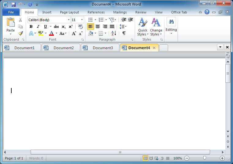 Office Tab
