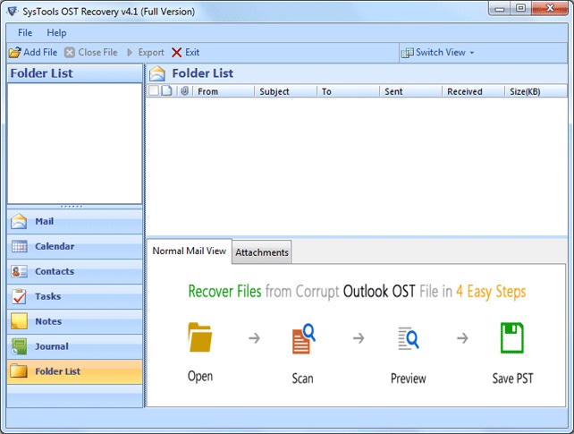 SysTools OST Recovery (Corporate License/Full Version)