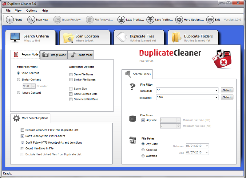 Duplicate cleaner