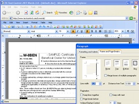 TX Text Control Server for ASP.NET (incl. WPF) wthout updates, major releases or technical support (1 developer license)