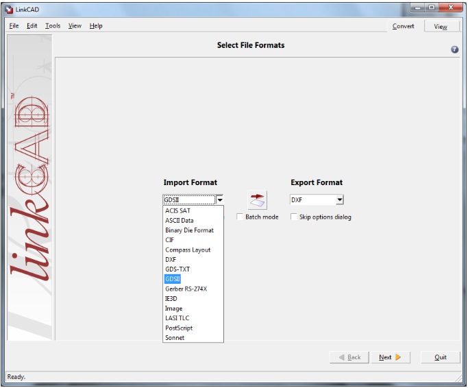 LinkCAD File Format Translator (Single User License) + 1 year free supports and updates