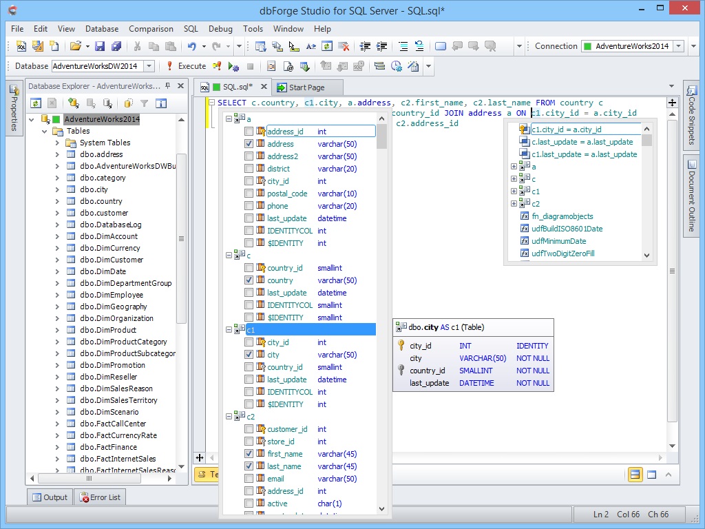 dbForge Studio for SQL Server Standard License
