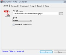 BullZip PDFPrinter Developers Web Server /Batch Processing