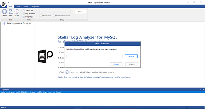 Stellar Log Analyzer for MySQL Technician