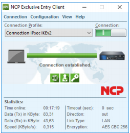 NCP Exclusive Entry Client for Windows for 1 Year Single license