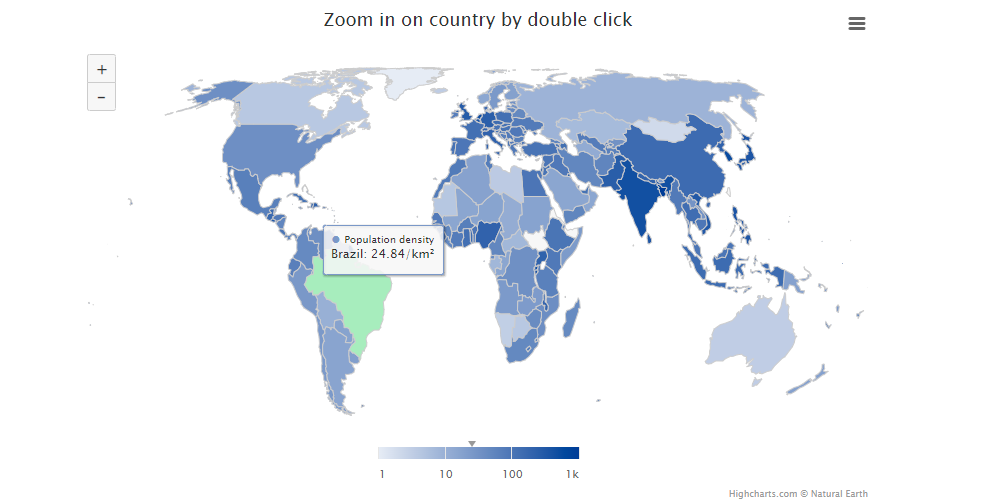 Highcharts Maps zoom to area