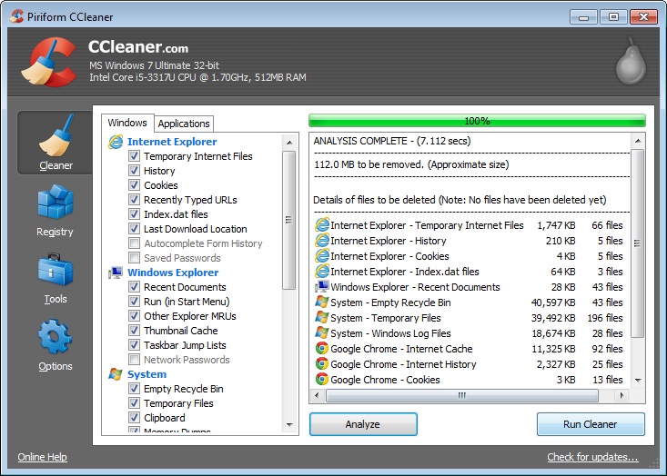CCleaner - Portable